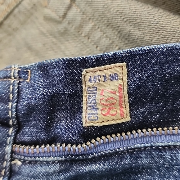 NWT Polo Ralph Lauren 44T x 36 Classic 867 Warren Jeans Medium Dark Blue Wash - Picture 7 of 11